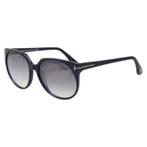 トムフォード Agatha アガサ サングラス TF370 ネイビー プラスチック メンズ TOM FORD 【中古】